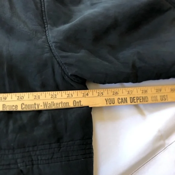 Vtg Oversized Silk Bomber Jacket - Picture 9 of 16